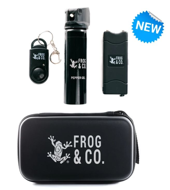 LifeShield® Self Defense Kit w/ Stun Gun, Pepper Spray, Personal