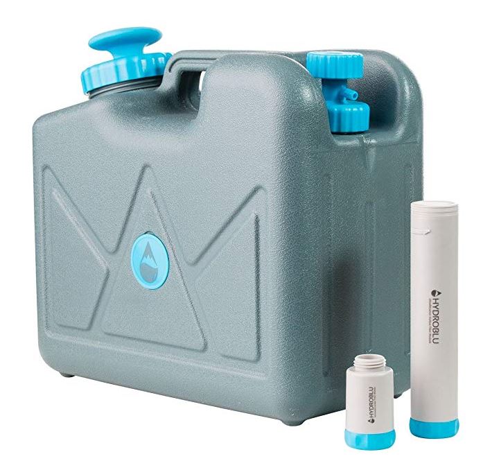 HydroBlu Pressurized Jerry Can Water FilterActivated Carbon and Hollow
