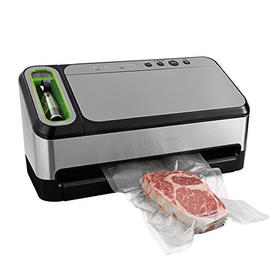 FoodSaver 2in1 Vacuum Sealing System with Starter Kit, 4800 Series, v4840 Prepper Support